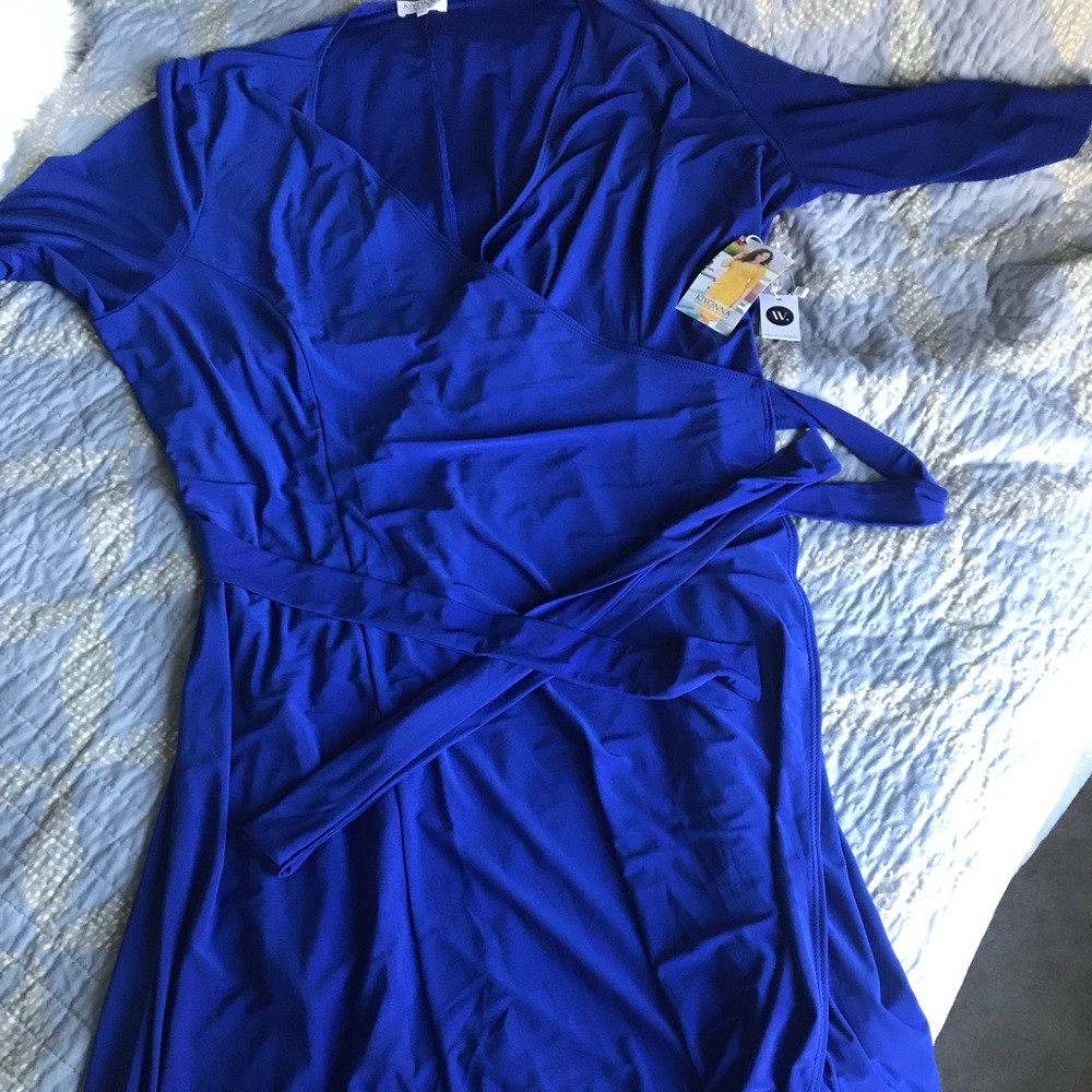 *Last chance* Kiyonna Wrap Dress 3XL